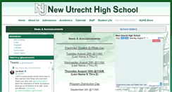 Desktop Screenshot of newutrechthighschoolnyc.com