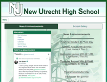 Tablet Screenshot of newutrechthighschoolnyc.com